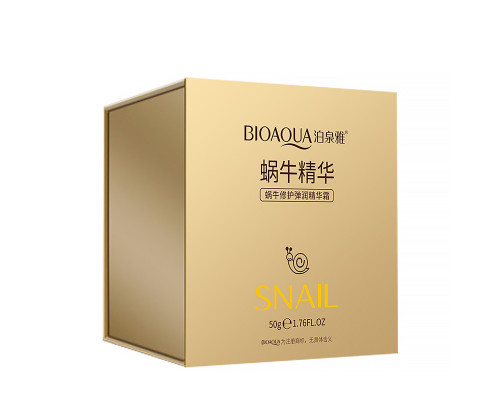 Крем для лица с муцином улитки BIOAQUA Snail Repair&Brithening 50 г.