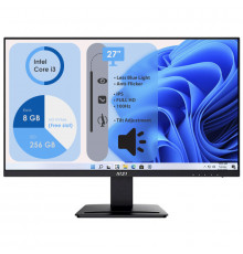 Моноблок Неттоп HP ProDesk 600 G3 s1151 (Core i3-6100T/ DDR4 8GB/ SSD256GB SATA/ Wi-Fi); Монітор 27" MSI PRO MP273A Black