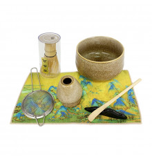 Набор Mavanto 5424 для приготовления чая матча 7 предметов Brown