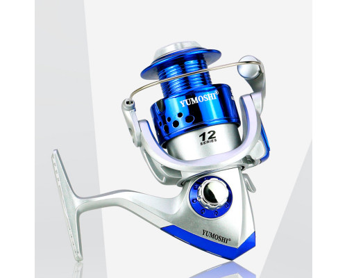 Катушка безынерционная Yumoshi SA 7000 Silver-Blue