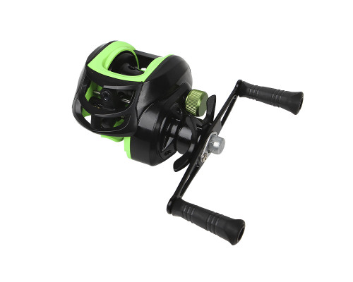 Катушка мультипликаторная Yumoshi AK 201 Black-Green Left
