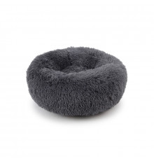 Лежак пуфик для котов собак круглый 552201 M Dark Grey
