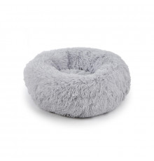 Лежак пуфик для котов собак круглый 552201 M Grey