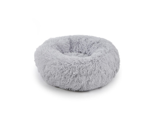 Лежак пуфик для котов собак круглый 552201 M Grey