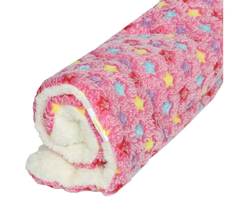 Лежак для домашнего животного для котов и собак Taotaopets 573301 Pink Stars M
