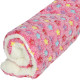 Лежак для домашнего животного для котов и собак Taotaopets 573301 Pink Stars M