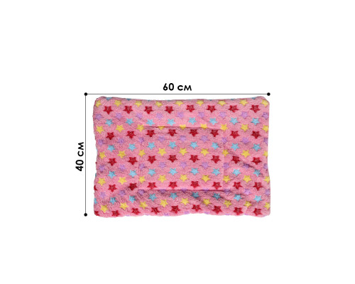 Лежак для домашнего животного для котов и собак Taotaopets 573301 Pink Stars M