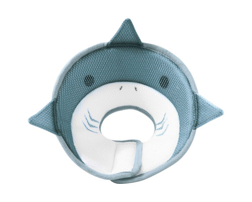 Мягкий воротник-подушка для кошек DT-613 послеоперационный защитный от вылизывания L Gray Shark