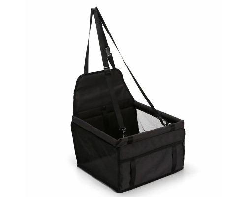 Автокресло для животных SY-2022-0628 автомобильная сумка-переноска автогамак лежак для собак Black 41*38*24 см