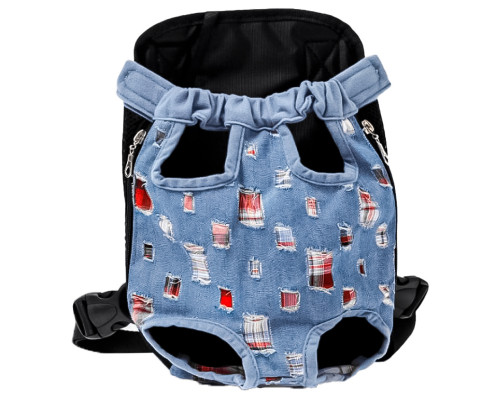 Рюкзак- кенгуру для животных DT834 Jeans ragged S