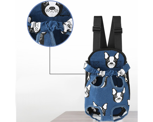 Рюкзак- кенгуру для животных SY210814 Dog Blue S