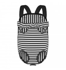 Рюкзак-кенгуру для животных DT834 Strip Black + White L