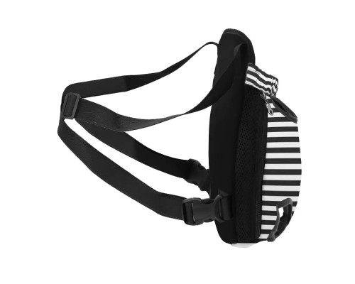 Рюкзак-кенгуру для животных DT834 Strip Black + White L