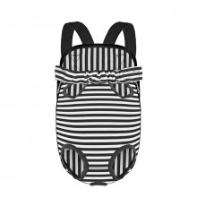 Рюкзак-кенгуру для животных DT834 Strip Black + White M