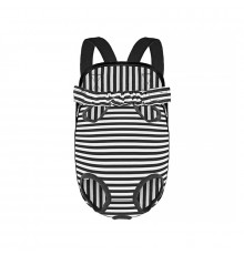 Рюкзак-кенгуру для животных DT834 Strip Black + White S