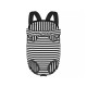 Рюкзак-кенгуру для животных DT834 Strip Black + White S