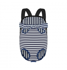 Рюкзак-кенгуру для животных DT834 Strip Dark Blue + White L