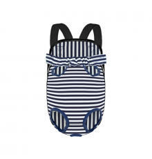 Рюкзак-кенгуру для животных DT834 Strip Dark Blue + White M