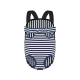 Рюкзак-кенгуру для животных DT834 Strip Dark Blue + White M