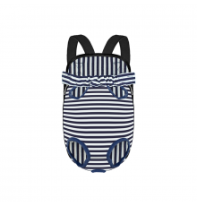Рюкзак-кенгуру для животных DT834 Strip Dark Blue + White S