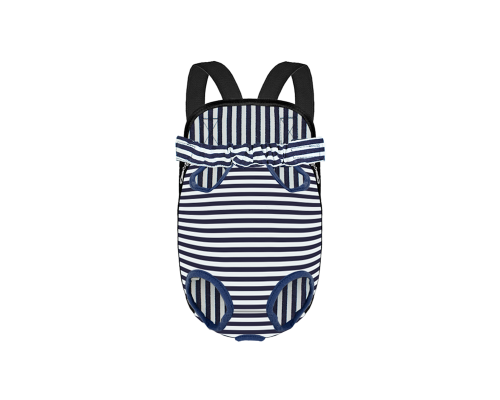 Рюкзак-кенгуру для животных DT834 Strip Dark Blue + White S