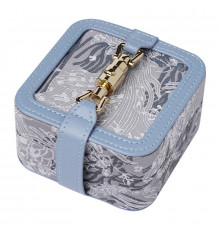 Шкатулка Casegrace SP-01328 для украшений и ювелирных изделий портативная с замком 10*10*5 см Blue