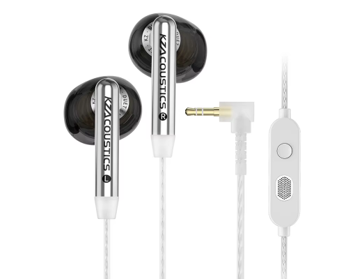 Навушники KZ Duet з мікрофоном 3.5mm black