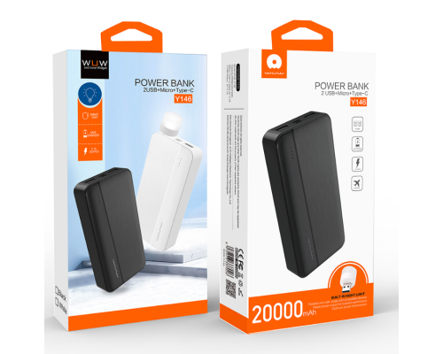 Банк заряду WUW Y146 20000мАг black
