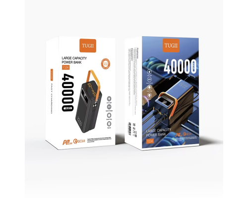 Банк заряду WUW TUGII Y104 40000мАг PD 22.5W black
