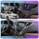 Штатная магнитола Lesko для Hyundai Azera II 2011-2014 экран 9" 2/32Gb CarPlay 4G Wi-Fi GPS Prime