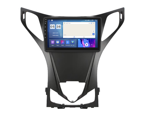 Штатная магнитола Lesko для Hyundai Grandeur V 2011-2014 экран 9" 2/32Gb CarPlay 4G Wi-Fi GPS Prime