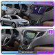 Штатная магнитола Lesko для Hyundai Grandeur V 2011-2014 экран 9" 4/64Gb 4G Wi-Fi GPS Top