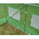 Садовая теплица 6 м2 (3 × 2 × 2 м) с окнами, армированная пленка UV-4, Зеленая (Польша)