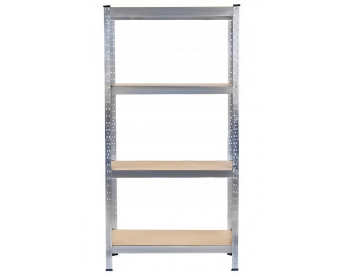 Стеллаж металлический 150x70x30 4 полки (серый)