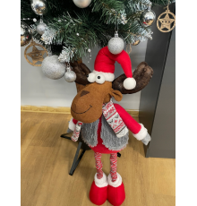 Рождественский декоративный олень с телескопическими ножками Ruhhy 88 см