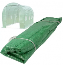 Пленка для теплицы 6 м2 (3х2х2м) 140 г/м2, UV, ветростойкая, морозостойкая, Зеленая