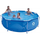 Каркасный садовый бассейн Avenli (305 х 76 см) круглый, для взрослых и детей, Синий (17798)