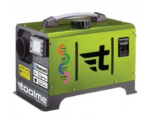 Дизельный автономный обогреватель TOOLME TM188 9 кВт с Bluetooth управлением и пультом