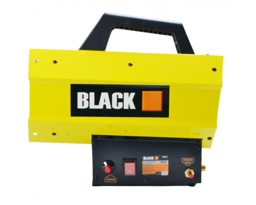 Газовый обогреватель / Газовая тепловая пушка (дуйка) 15 кВт BLACK (Пропан/Бутан) + шланг и редуктор (Польша)