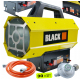Газовый обогреватель / Газовая тепловая пушка (дуйка) 30 кВт BLACK (Пропан/Бутан) + шланг и редуктор (Польша)