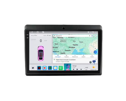 Штатная магнитола Lesko для Kia Magentis II 2005-2008 экран 9" 4/64 QLED CarPlay 4G Wi-Fi GPS 360 Prime