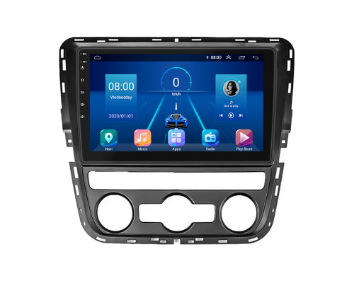 Штатная магнитола Lesko для Volkswagen Passat I / NMS Auto AC 2011-2015 экран 9" 2/32Gb 4G Wi-Fi GPS Top