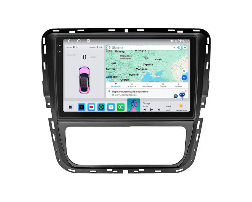 Штатная магнитола Lesko для Volkswagen Passat I / NMS Manual AC 2011-2015 экран 9" 4/64 QLED CarPlay 4G Wi-Fi GPS 360 Prime