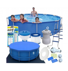 Круглый каркасный бассейн Avenli (450 х 90 см), Синий