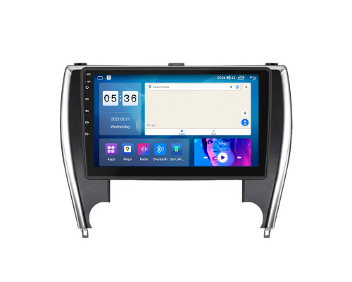 Штатная магнитола Lesko для Toyota Camry (USA) VII (XV50) Рестайлинг 2015-2017 экран 10" 4/64Gb CarPlay 4G Wi-Fi GPS Prime