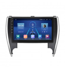 Штатная магнитола Lesko для Toyota Camry (USA) VII (XV50) Рестайлинг 2015-2017 экран 10" 4/32Gb 4G Wi-Fi GPS Top