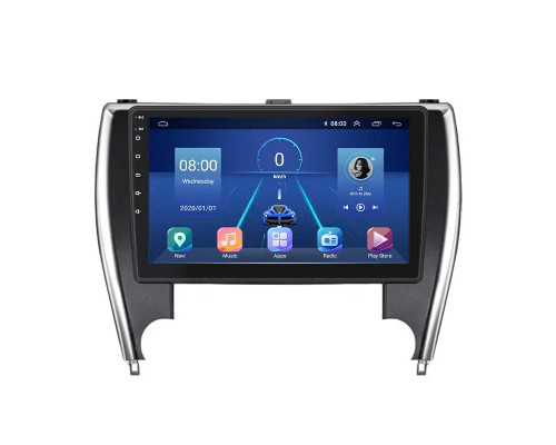 Штатная магнитола Lesko для Toyota Camry (USA) VII (XV50) Рестайлинг 2015-2017 экран 10" 4/32Gb 4G Wi-Fi GPS Top