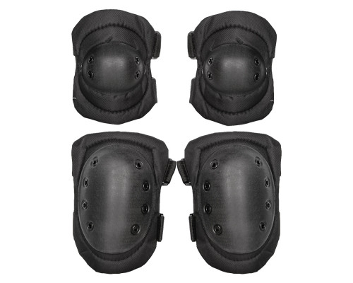 Тактические защитные наколенники Aokali F002 Black