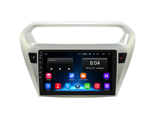 Штатная магнитола Lesko для Citroen C-Elysee I 2012-2016 экран 9" 2/32Gb Wi-Fi GPS Base