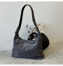 Женская сумка замшевая Аляска графит